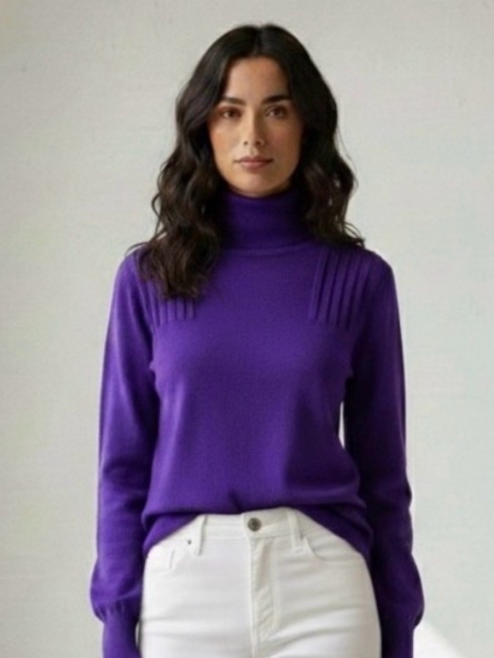 Per se Purple Turtleneck Sweater, NWOT, size Small
